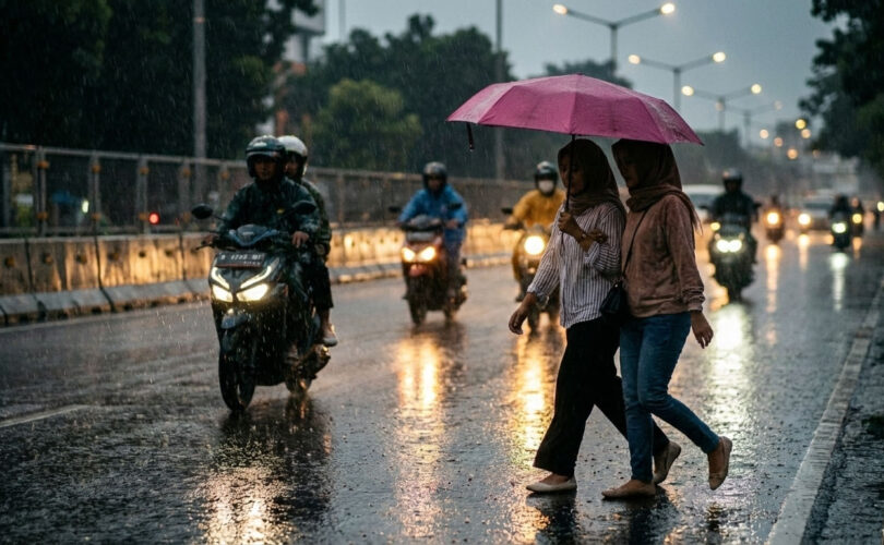 Waspada Cuaca Ekstrem: BMKG Tetapkan Status Siaga untuk Hujan Sangat Lebat di Sepuluh Wilayah hingga 25 Desember 2025
