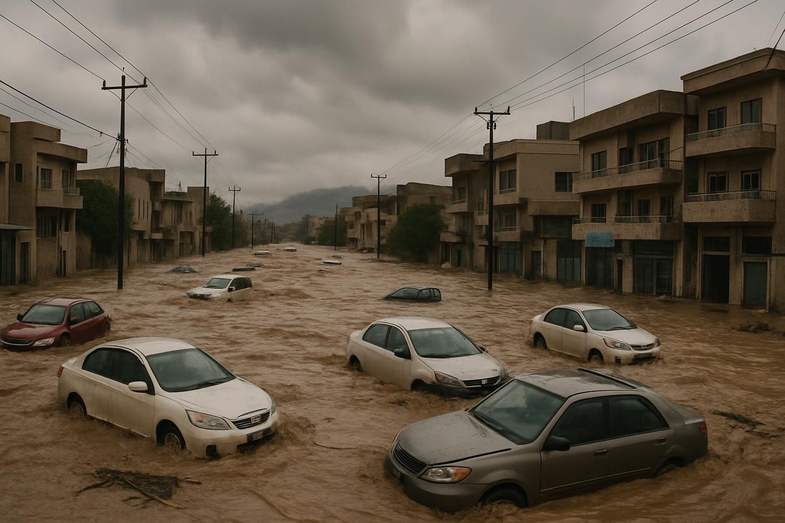 Banjir Besar Di Irak - Tanggal 8 Desember 2025 Menghatam Provinsi Sulaymaniyah